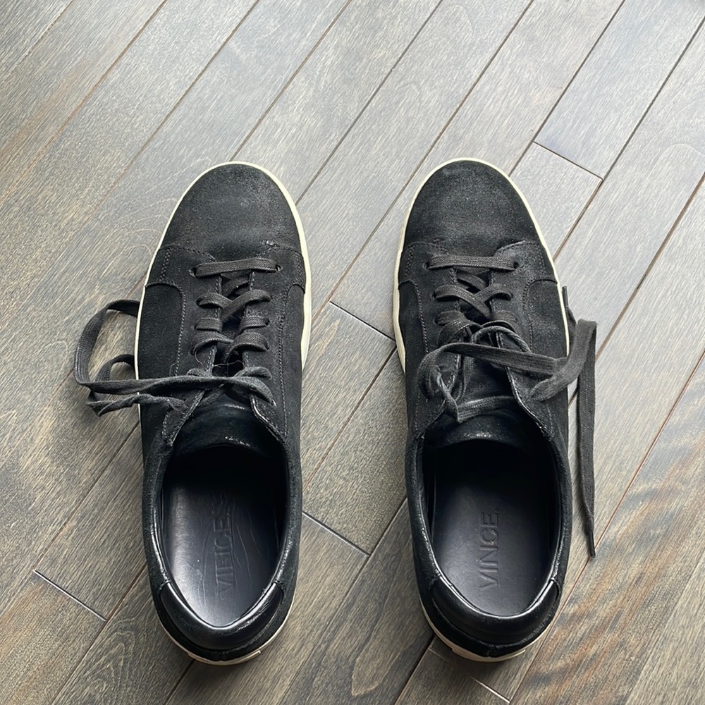 Vince black sneakers. Gently worn and super comfortable